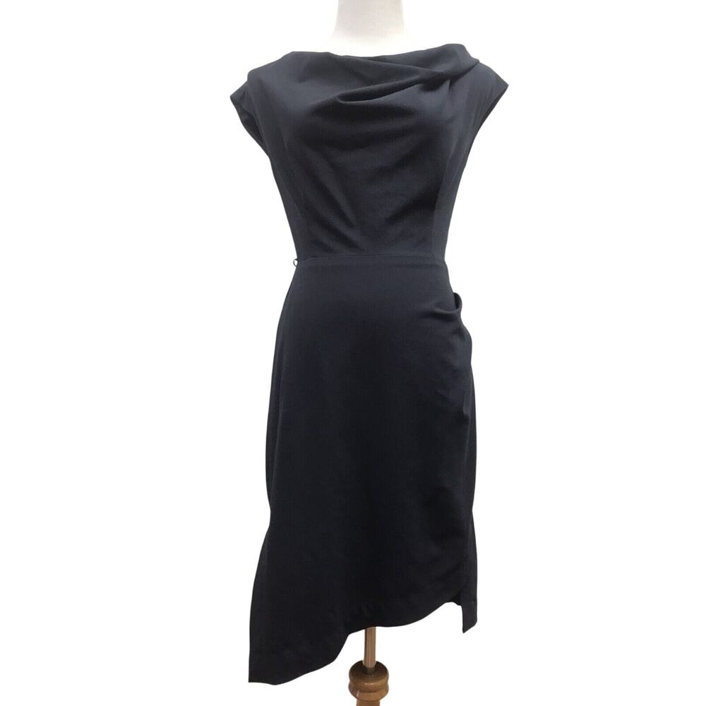 Michael Kors Dress 4 Blue Midi Lined